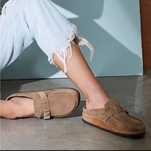 Birkenstock Buckley suede Clogs 37 sz 6 - 6.5
